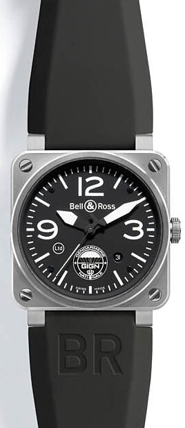 Bell & Ross Aviation BR 03-92 GIGN Steel replica watch - Click Image to Close